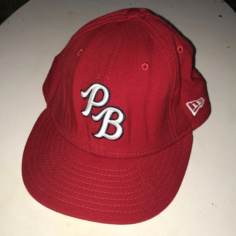 Palm Beach Cardinals New Era Red PB Embroidered Baseball Cap MiLB Hat 7 3/8